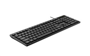 Tastatura Serioux cu fir, interfata USB, 104 taste, material ABS, US Layout, lungime cablu 1.5m PVC, dimensiuni 429*128*20mm; 416g, negru - Img 3