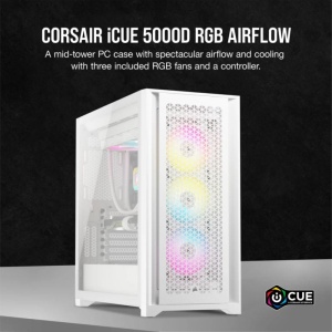 Carcasa Corsair iCUE 5000D RGB Airflow Mid Tower ALB - Img 4