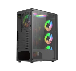 Carcasa PRO GAMING DUNE Mid Tower ARGB Negru - Img 3