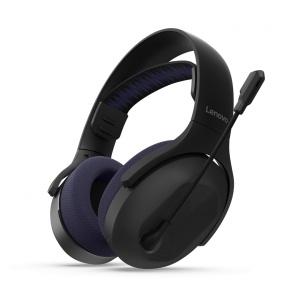 Casti de gaming wireless Lenovo Legion H410, Conectivitate: Bluetooth & 2.4GHz, Distanța de funcționare wireless: până la 12 metri, Capacitatea bateriei: 500mAh, Timp de încărcare a bateriei: < 3 ore, Accesoriu inclus: Dongle USB-A to Type-C Cable, Cable - Img 2