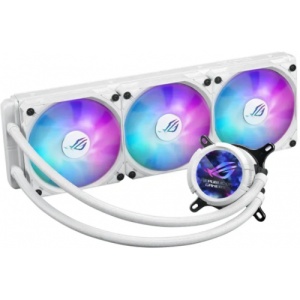 Cooler Procesor ASUS ROG Strix LC III 360 ARGB White Edition, Lichid, 12 cm, 3 ventilatoare, aRGB - Img 3