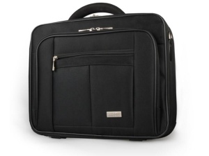 Geanta laptop Natec Boxer, compatibilitate dimensiune laptop 17.3", 3 compartimente, material Nylon 1680D, negru