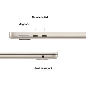 MacBook Air 13.6" Retina/Apple M5 (CPU 10-core, GPU 10-core, NeuralEngine16-core)/32GB/1TB - Starlight - INT KB (No Adapter) - 2026 (CTO from MDHD4RO/A) - Img 3