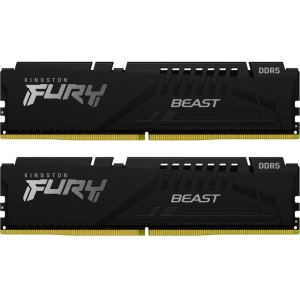 Memorie RAM Kingston FURY Beast, 32 GB DDR5, 6000 MHz, CL30