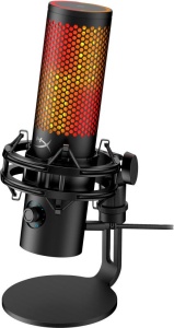Microfon gaming HyperX QuadCast 2 S pentru Streamers/Content Creators, cardioid, USB-C, 32-bit bit depth, 192kHz sampling rate, 100+ LED-uri aRGB, PC Win11, Mac, Steam Deck, negru - Img 5