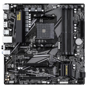 Placa de Baza GIGABYTE B550M DS3H AC R2 AM4, 4x DDR4, 1x DP 1x HDMI, 1x PCIE 4.0 x16 1x PCIE 3.0 x16 1x PCIE 3.0 x1, 2x M.2, 4x SATA 6GB/s, mATX - Img 3