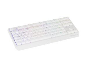 Tastatura gaming mecanica wireless Genesis Thor 230 TKL, iluminare RGB, 87 taste, 11 butoane multimedia, alb - Img 9