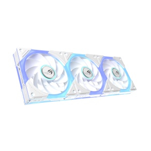 Ventilator Carcasa ASUS ROG Eurux GR120 ARGB Reverse Triple Pack, 12 cm, 2200 RPM, 3 ventilatoare, RGB