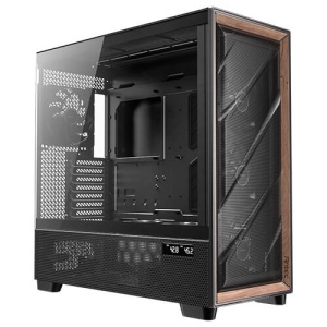 Carcasa ANTEC Flux PRO Full Tower RGB NEGRU, Tempered Glass, Sloturi Expansiune 8, Drive Bays: 4x3.5" HDD 2x2.5", Ventilatoare Suportate: 12, Ventilatoare incluse: 2x 120mm 4x140mm, Format Placa De Baza Suportat: Micro-ATX, ITX, ATX, E-ATX, Lungime