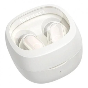 Casti Baseus Bowie WM02 TWS, wireless, bluetooth 5.3, microfon pe casca, crem - Img 3