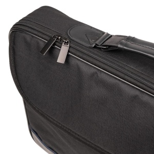 Geanta laptop Spacer, pentru laptopuri cu diagonala de de max. 17.3″, 1 compartiment, buzunar frontal, waterproof, material plastic/nylon, negru