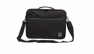 Geanta notebook Serioux, SRX-8444, dimensiuni 40 x 30 x 6 cm, compartiment laptop: max 15.6", bretea spate pentru prindere troller, curea de umar ajustabila, material poliester - Img 1