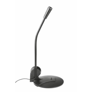Microfon de birou Trust Primo Slim, omnidirectional, lungime cablu 180 cm, frecventa raspuns 100 Hz, 12.000 Hz, negru - Img 2