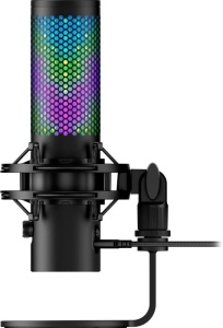 Microfon gaming HyperX QuadCast 2 S pentru Streamers/Content Creators, cardioid, USB-C, 32-bit bit depth, 192kHz sampling rate, 100+ LED-uri aRGB, PC Win11, Mac, Steam Deck, negru - Img 6