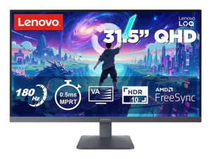 Monitor Gaming Lenovo LOQ 32Q-10, 31.5", 2560 x 1440 pixeli, Grey, 3 ani Garantie