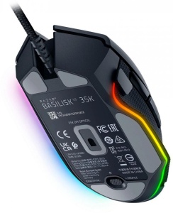 Razer Basilisk V3 35K, cu fir, bluetooth, rezolutie maxima 35000 DPI, 11 butoane programabile, autonomie pana la 140h (mod wireless, miscare constanta la 1000Hz), pana la 210h (mod bluetooth), iluminare Razer Chroma™ RGB, senzor Focus Pro 35K Optical - Img 4