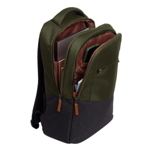 Rucsac laptop Trust Lisboa pentru laptop-uri cu diagonala de 16", material POM, RPET Polyester, RPET twill polyester, volum 23 L, verde - Img 4