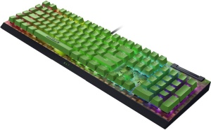 Tastatura mecanica gaming BlackWidow V4 X (Green Switch) - Minecraft Edition , layout US, taste ABS, layout US, cu 6 butoane customizabile, negru - Img 3