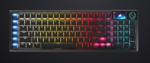 Tastatura Mecanica Gaming CORSAIR VANGUARD AIR 99, RGB, USB, Negru