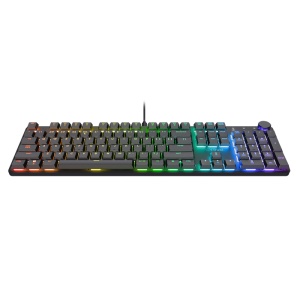 Tastatura mecanica Trust GXT 866 Torix cu fir, swtich linear, 104 butoane, full RGB, butoane programabile, tipuri de jocuri FPS, MMO, MOBA, RPG, RTS, negru - Img 2