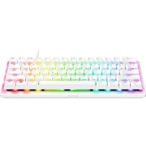 Tastatura Razer Huntsman V3 Pro Mini, swtich Razer™ Analog Optical Switch Gen-2, iluminare Razer Chroma RGB, US layout, alb - Img 2