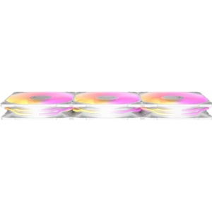 Ventilator Carcasa ASUS TUF GAMING TR120 ARGB REVERSE 3IN1 White, 12 cm, 2000 RPM, 3 ventilatoare, RGB - Img 3