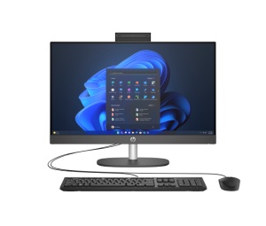 All-in-One HP ProOne 240 G10 23.8 inch Non-Touch IPS FHD (1920x1080) Anti-Glare LED UWVA 250 nits, Intel Core Ultra 7 155U 12-Core (2.1GHz, up to 4.8GHz, 12MB), video Integrat Intel Iris Xe Graphics, RAM 16GB DDR5 5600MHz (1x16GB), SSD 512GB M.2 2280