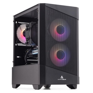 Carcasa ALPHAGEAR Monarch RGB, Mid Tower, Black