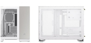 Carcasa CORSAIR 2500X Micro ATX Dual Chamber White/Satin Gray Aluminium - Img 8