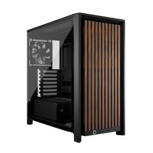 Carcasa CORSAIR FRAME 4000D WOOD RS, RGB, Mid Tower, Black