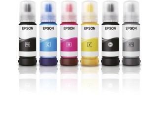 Cartus cerneala Epson 115, pigment black, capacitate 70ml / 6200 pagini, compatibil cu: Epson EcoTank L8160, EcoTank L8180. - Img 5