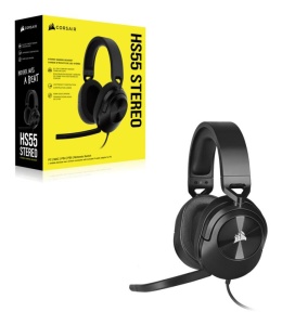Casti cu microfon Corsair HS55 STEREO, Multi-platform Gaming and Mobile, 20Hz-20KHz, 32ohm, 114db, driver 50mm, negru - Img 7