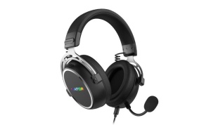 Casti gaming cu fir Hator Hypergang 3 USB, conectivitate USB Type-C / USB Type-Amaterial membrana compozit, conexiune catre HATOR SyncHUB™, Virtual 7.1 Surround Sound, logo iluminat RGB, apeluri prin BT in gaming mode, frecventa raspuns 10Hz-44kHz, - Img 3