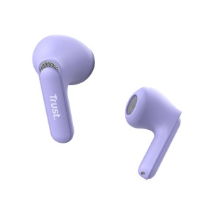 Casti Trust Yavi wireless, TWS, bluetooth, interfata USB-C, frecventa de raspuns 20 Hz - 20.000 Hz, violet - Img 8