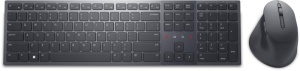 Dell Premier Collaboration Keyboard and Mouse - KM900 - US International (QWERTY), Device Type: Keyboard and mouse set, Backlit: Yes, Interface: 2.4 GHz, Bluetooth 5.1, Wireless Receiver: USB wireless receiver, Dimensions (WxDxH) / Weight: Keyboard: - Img 5