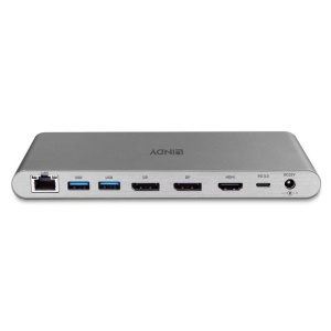 Dock Laptop Lindy USB 3.2 Type C, 5k DP, PD 3.0 100W, Gigabit, SD, MicroSD, Audio - Img 6