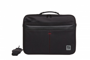 Geanta notebook Serioux, SRX-8444, dimensiuni 40 x 30 x 6 cm, compartiment laptop: max 15.6", bretea spate pentru prindere troller, curea de umar ajustabila, material poliester - Img 2