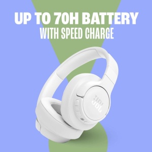 JBL Tune 770NC Bluetooth Wireless On-Ear Headphones White - Img 9