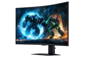 Monitor Samsung 37" LS37FG750EUXEN, Curvature: 1000R, Diagonal (inch): 37, Diagonal (cm): 93, Aspect ratio: 16:9, Panel: VA, Resolution: 3840x2160, Refresh Rate: 165Hz, Response time GtG: 1ms, Brightness (max): 350 cd/m², Contrast (static) : 3000:1, - Img 3