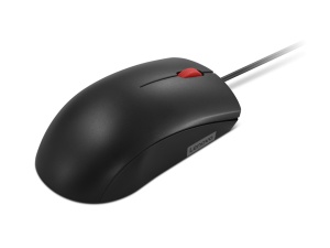 Mouse cu fir Lenovo 120; 1600DPI; conectivitate: USB-A; senzor optic; numar de butoane: 3; greutate: 90g; lungimea cablului: 1.5m; compatibil cu Windows 10 Home Single Language 64, Windows 11; culoare: negru - Img 5