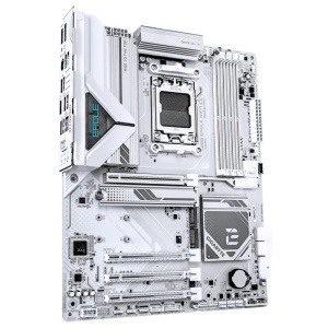 Placa de Baza GIGABYTE B850 EAGLE WIFI7 ICE AM5, 4x DDR5, 1x DP 1x HDMI, 1x PCIE 5.0 x16 1x PCIE 4.0 x16 2x PCIE 3.0 x16, 3x M.2, 4x SATA 6GB/s, ATX - Img 4