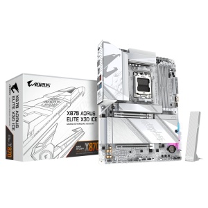Placa de baza Gigabyte X870 AORUS ELITE X3D ICE, Socket AM5, DDR5, ATX