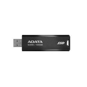 SSD extern ADATA SC610, 500 GB, USB 3.2 Gen 2, Negru - Img 2