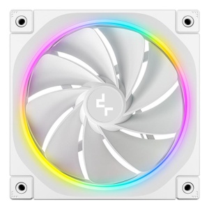 Ventilatoare DEEPCOOL FL12R-3in1 120mm, CFM 55, presiune 2.59 mmAq, viteza de rotatie 500-2100 RPM +/- 10%, alb - Img 4