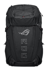 ASUS ROG Archer ErgoAir. Backpack type: Gaming backpack, Product main colour: Black, Coloration: Pattern. Width: 350 mm, Depth: 210 mm, Height: 540 mm. Material: EVA (Ethylene Vinyl Acetate), Lycra, Nylon