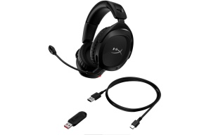 Casti cu microfon HP gaming, HyperX Cloud Stinger 2, Full size, 15-25000Hz, 60 ohm, Wireless, culoare neagra, Jack 3.5 mm - Img 2