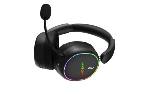 Casti gaming wireless Hator Phoenix 2, material membrana PET, frecventa raspuns 10Hz-44kHz, impendanta 32Ω, putere maxima 30mW, autonomie bateria pana la 45 de ore, timp incarcare 4 ore, conexiune HATOR SyncHUB™, conexiune HATOR ClearScan™, spatial - Img 3