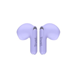 Casti Trust Yavi wireless, TWS, bluetooth, interfata USB-C, frecventa de raspuns 20 Hz - 20.000 Hz, violet - Img 9