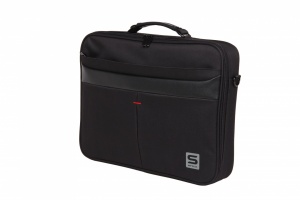 Geanta notebook Serioux, SRX-8444, dimensiuni 40 x 30 x 6 cm, compartiment laptop: max 15.6", bretea spate pentru prindere troller, curea de umar ajustabila, material poliester - Img 3