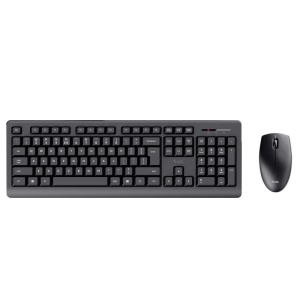 Kit Trust Primo tastatura standard, mouse wireless optic, rezoltie maxima 1200 DPI, negru - Img 3